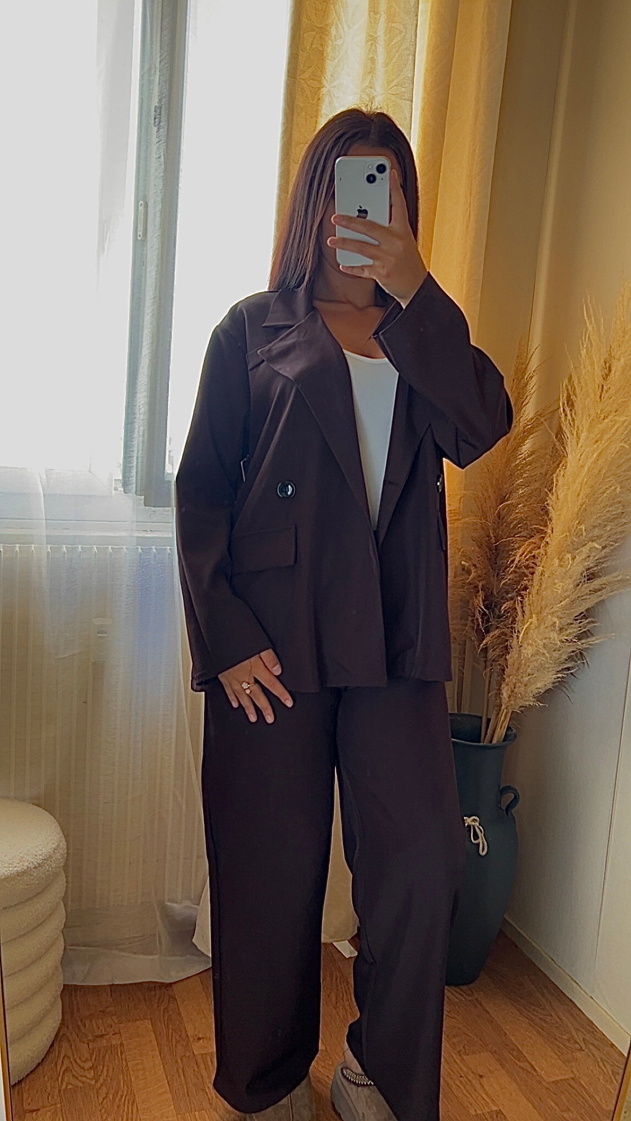 Ensemble blazer | Marron