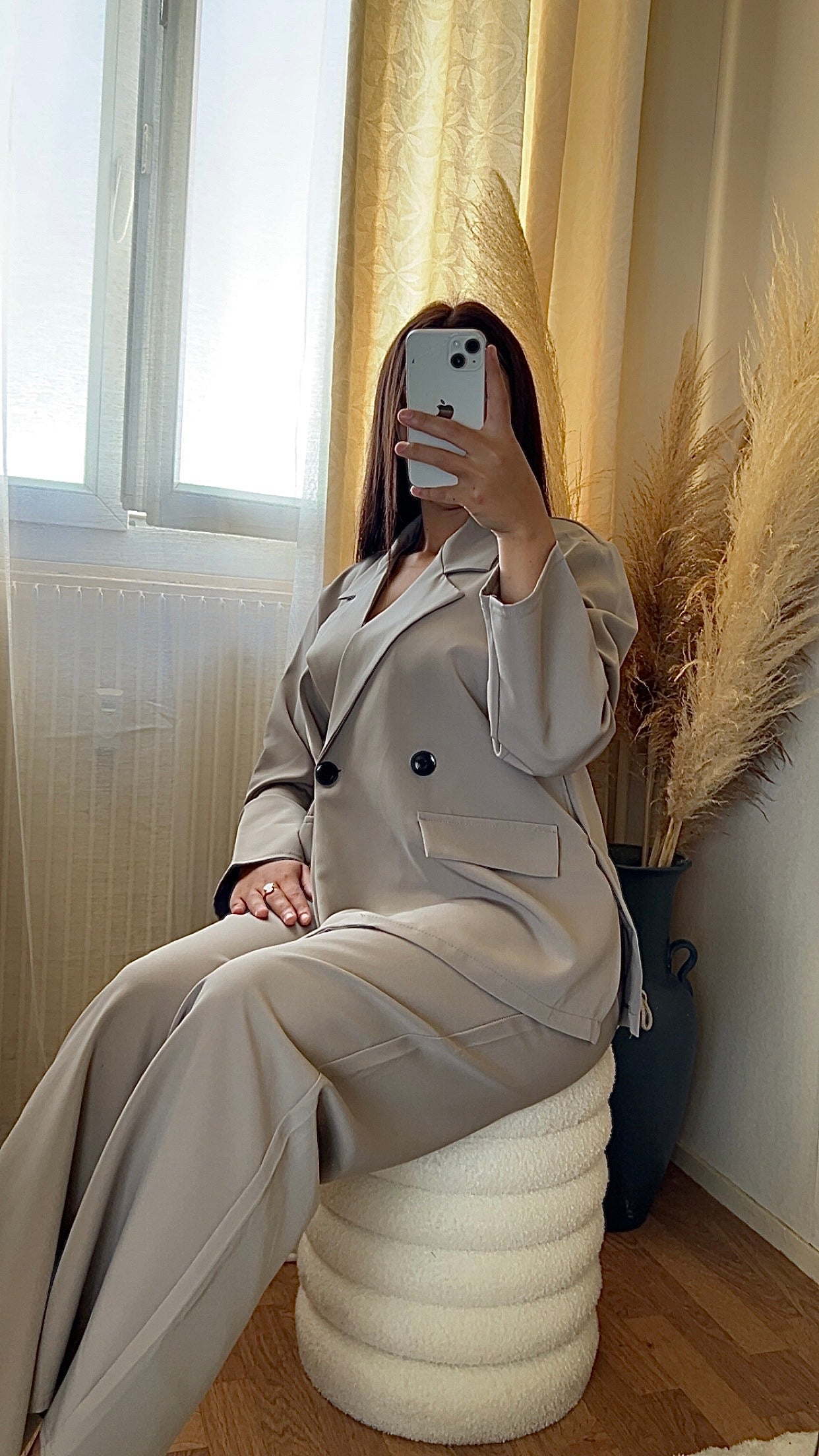 Ensemble blazer | Marron