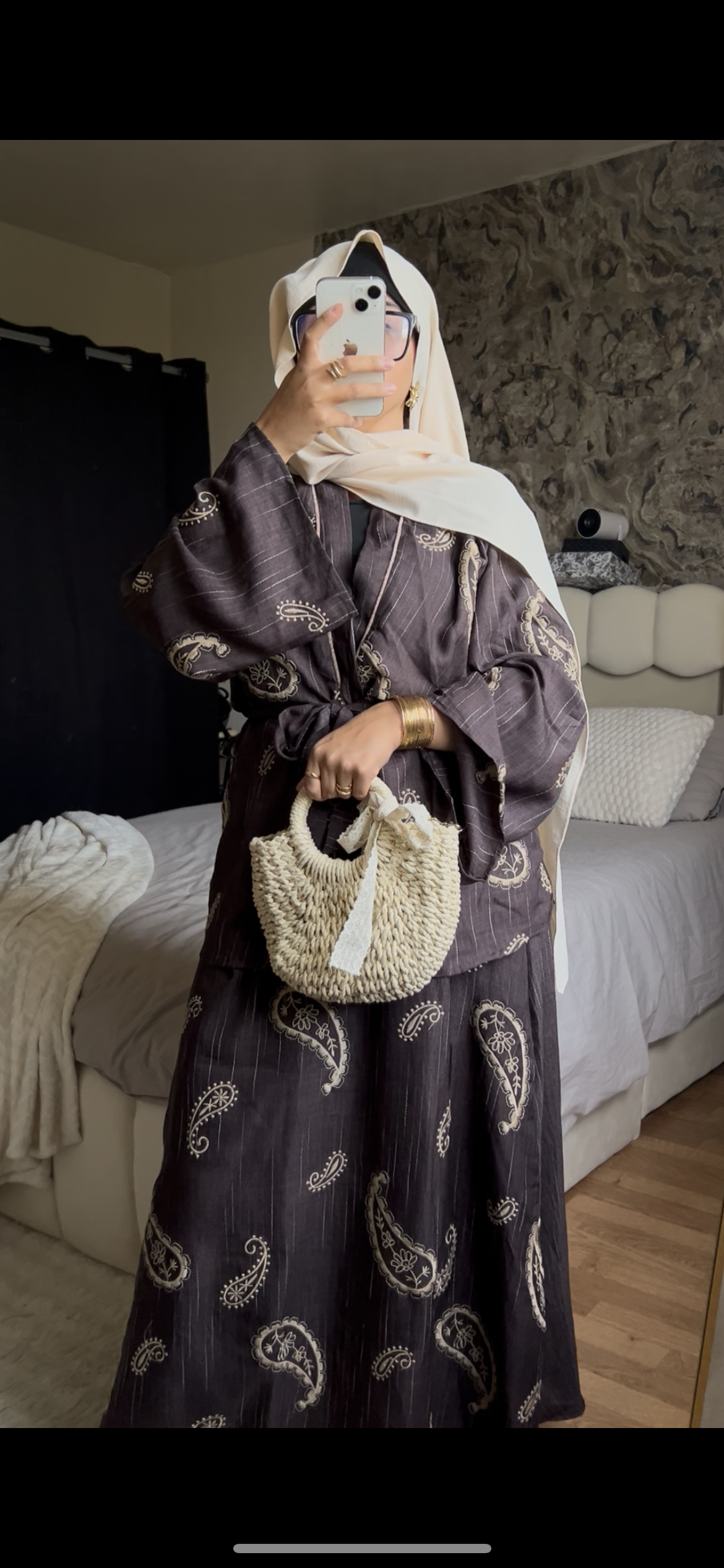 Ensemble jupe kimono - Modèle Layana