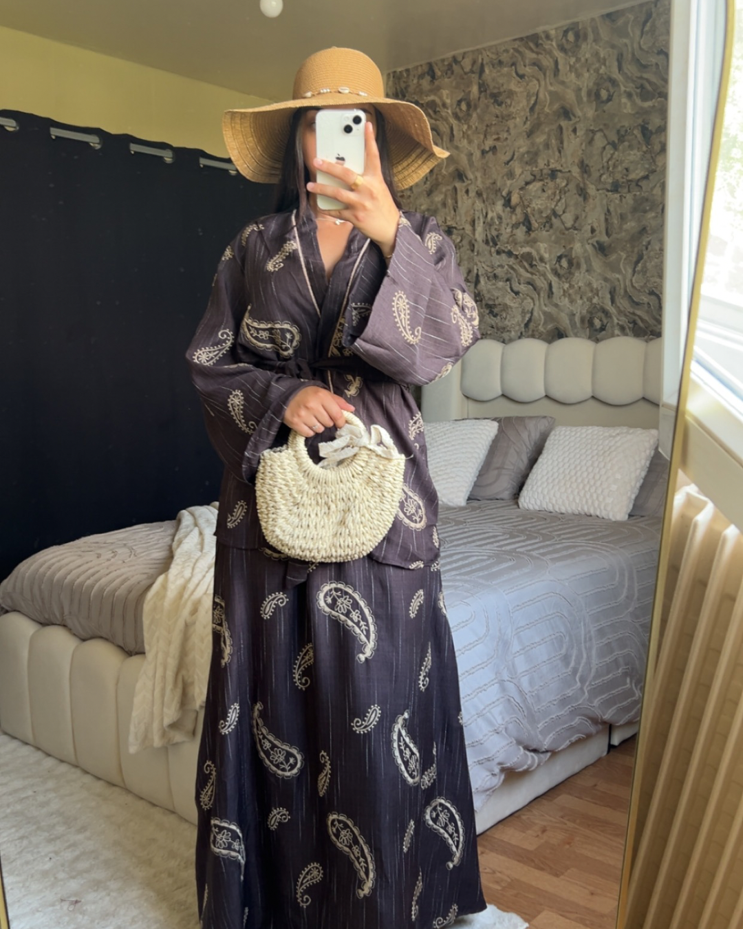 Ensemble jupe kimono - Modèle Layana