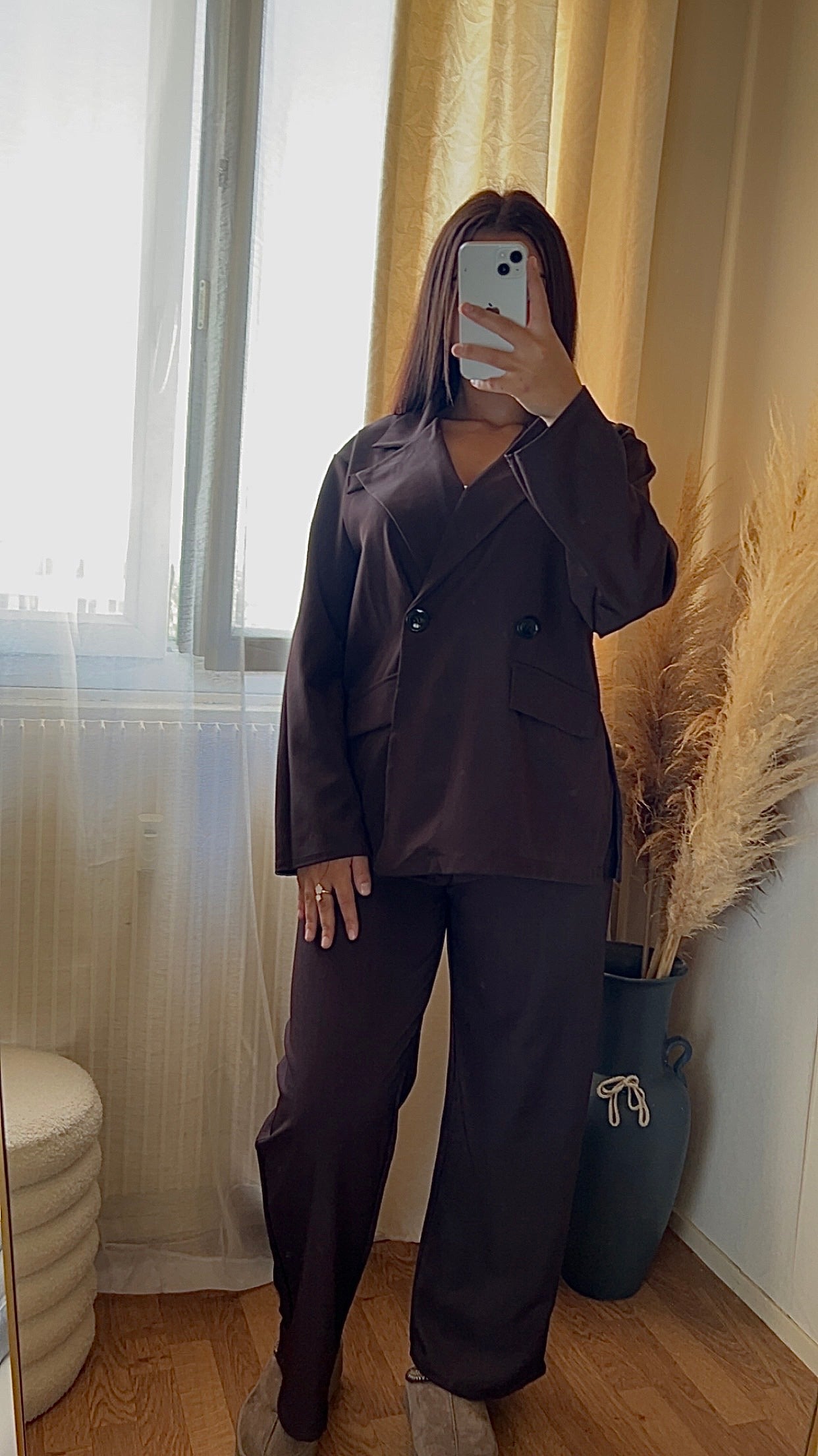 Ensemble blazer | Marron