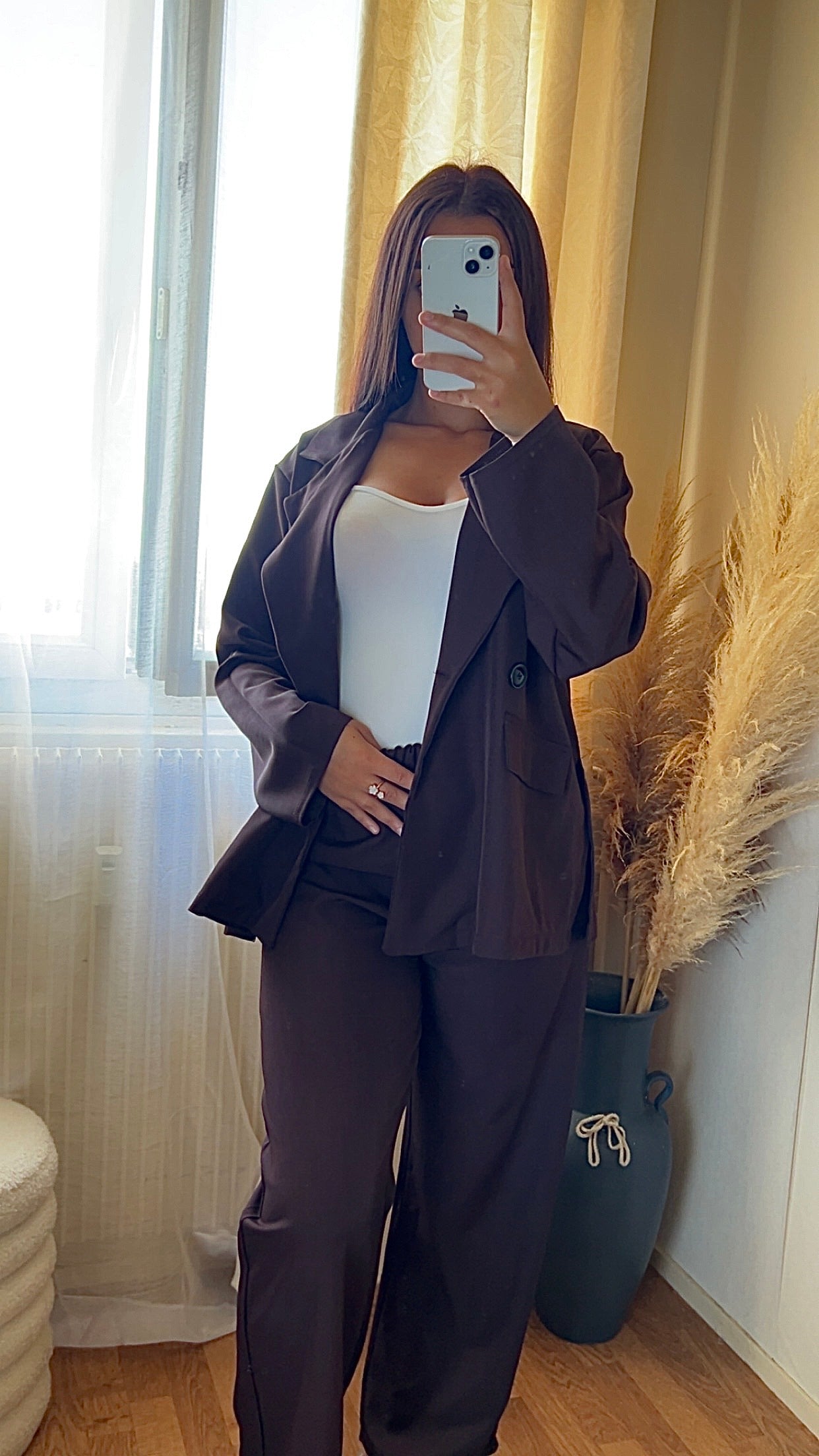 Ensemble blazer | Marron