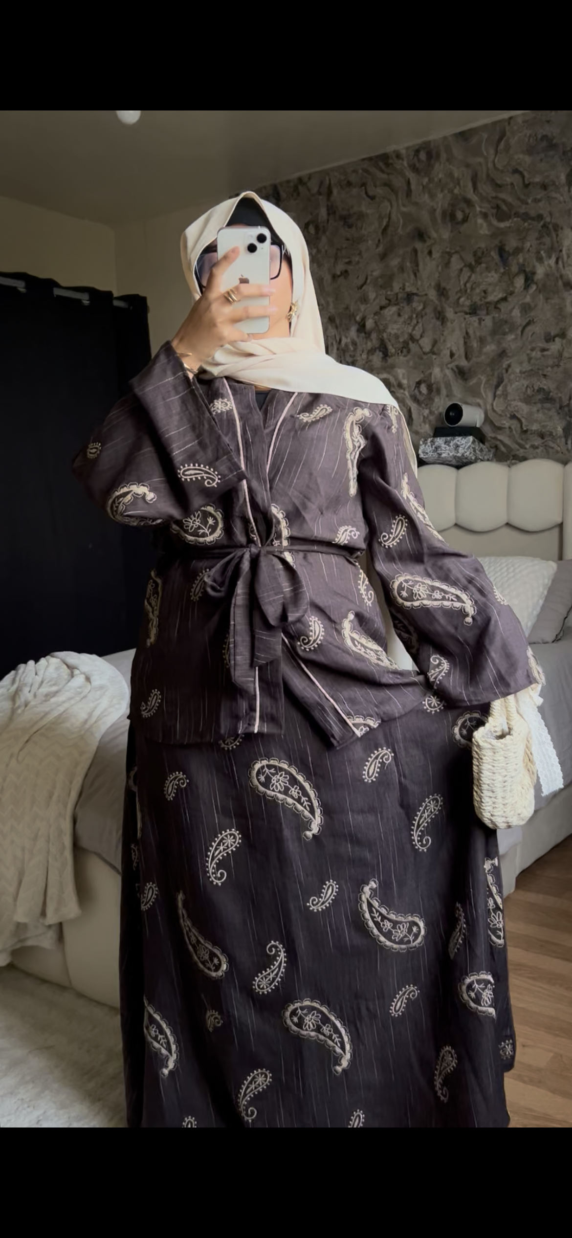 Ensemble jupe kimono - Modèle Layana