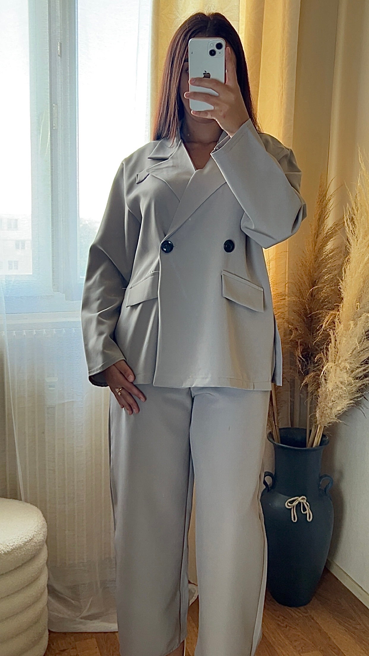 Ensemble blazer | Marron