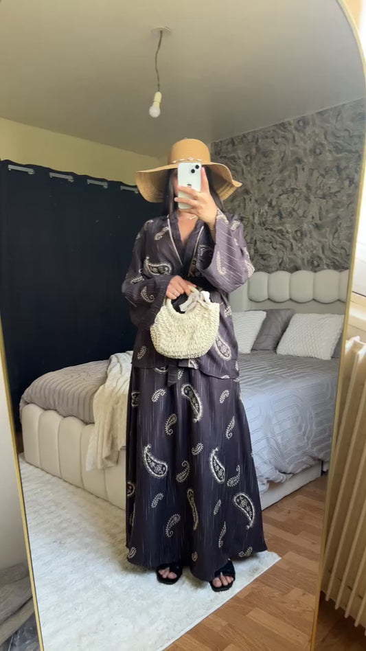 Ensemble jupe kimono - Modèle Layana